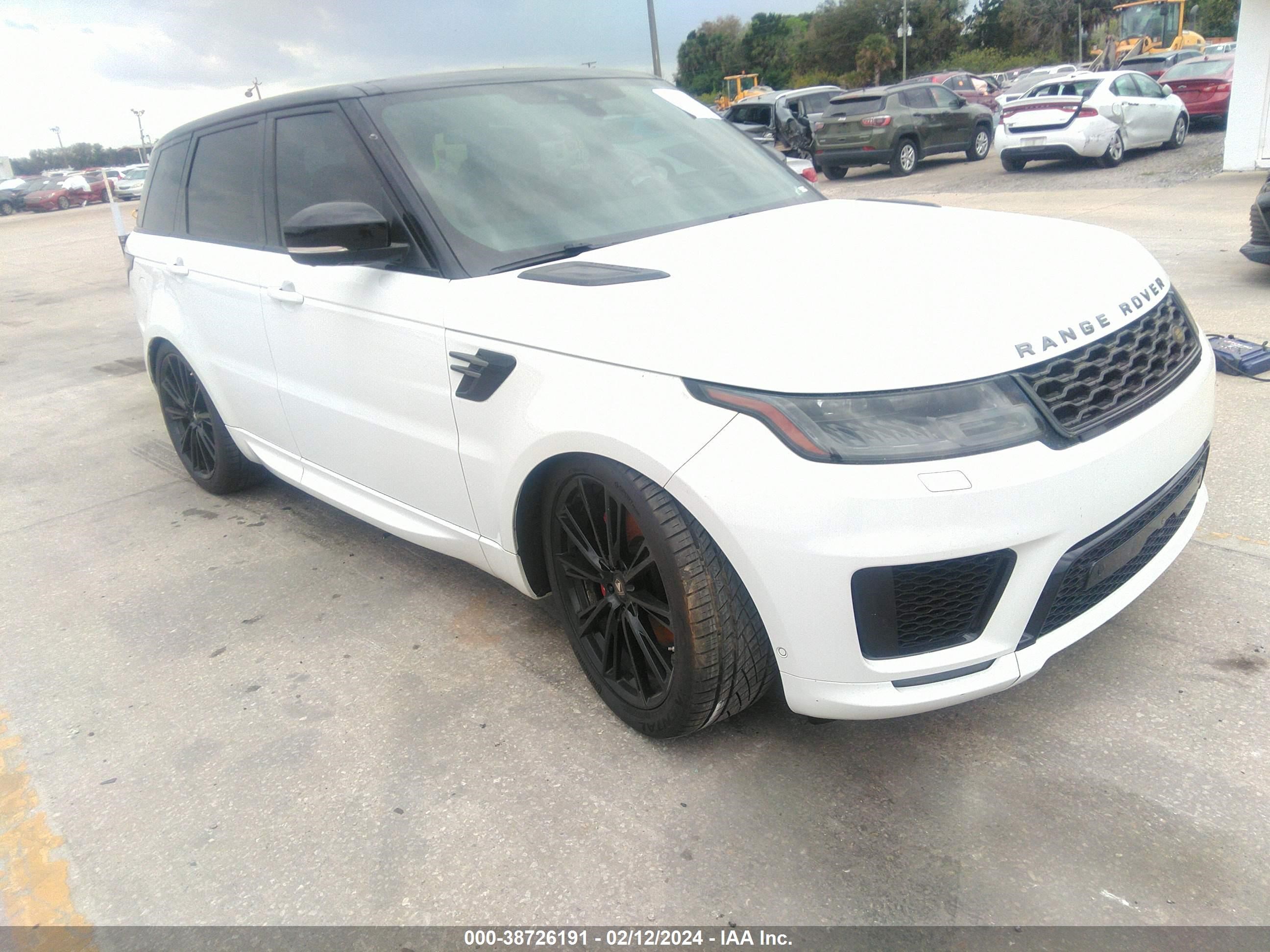 LAND ROVER RANGE ROVER SPORT 2018 salwr2re0ja184080