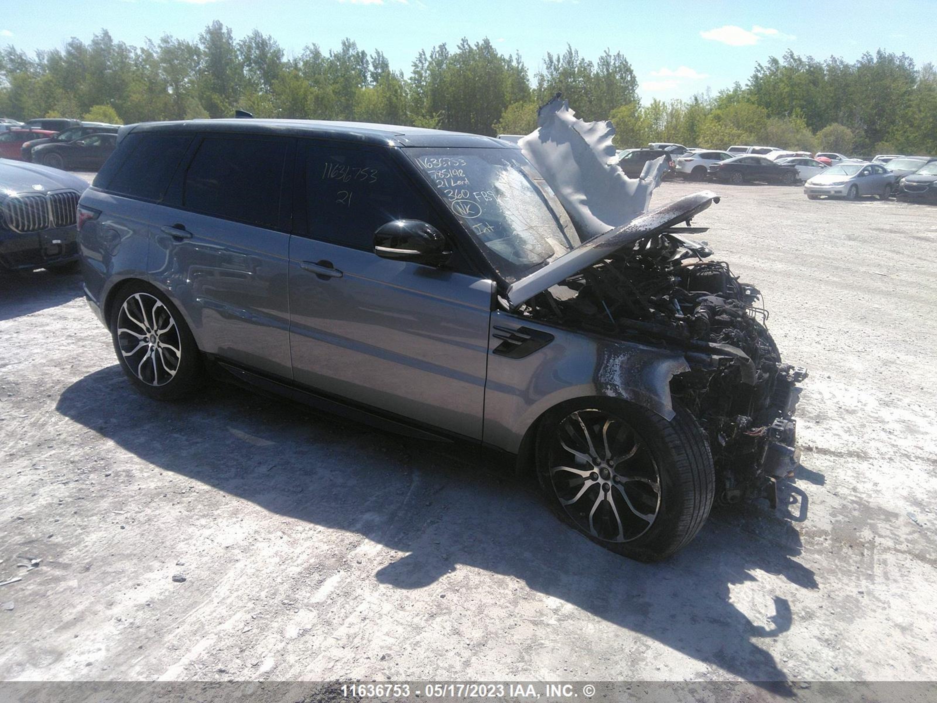 LAND ROVER RANGE ROVER SPORT 2021 salwr2su3ma785148