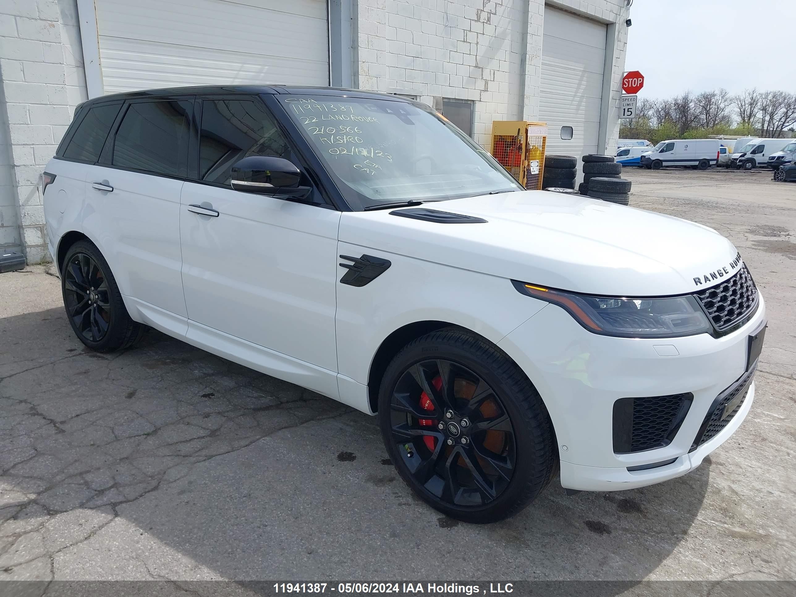 LAND ROVER RANGE ROVER SPORT 2022 salws2ru2na210566