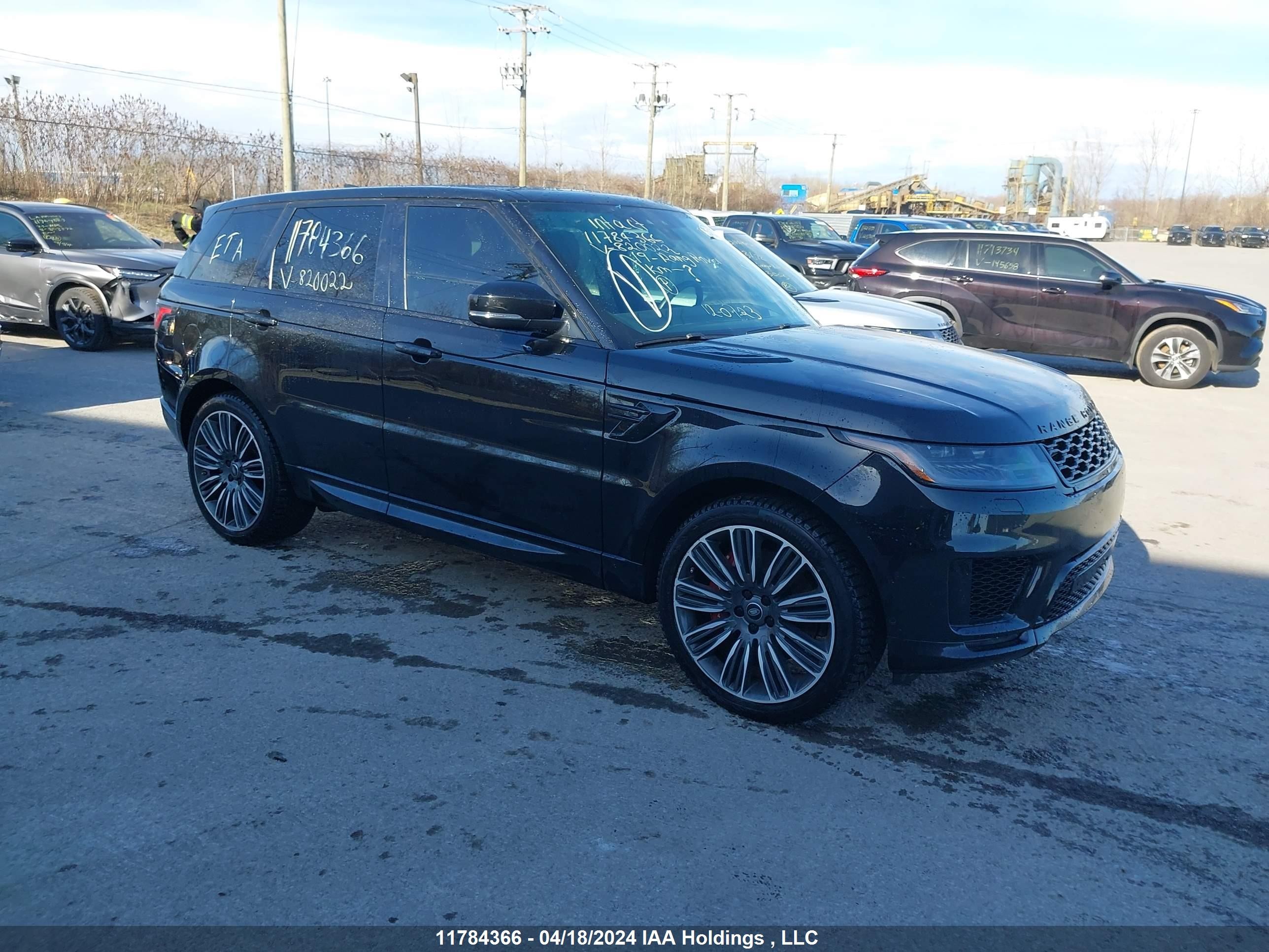 LAND ROVER RANGE ROVER SPORT 2019 salwv2re5ka820022