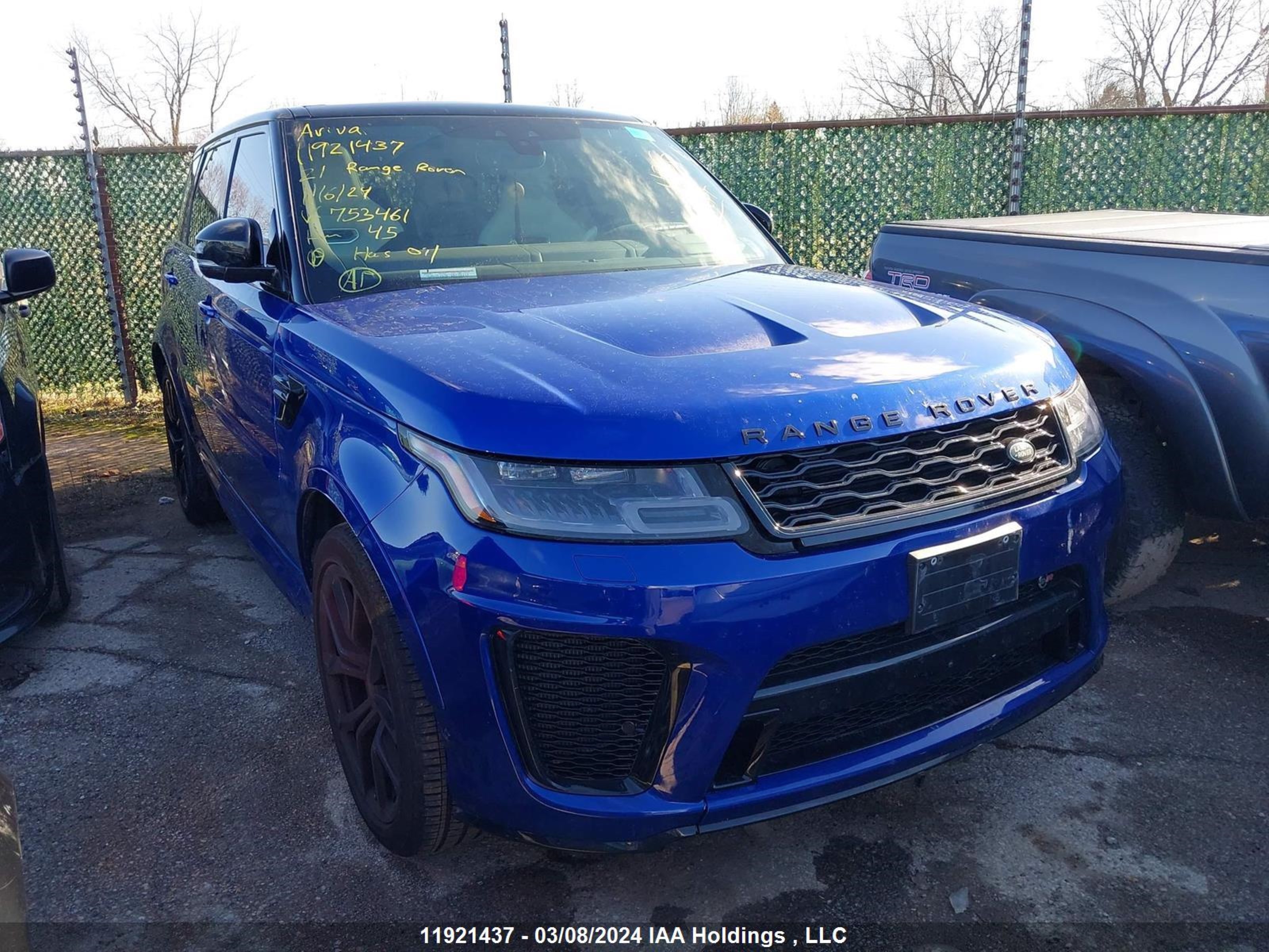 LAND ROVER RANGE ROVER SPORT 2021 salwz2re3ma753461