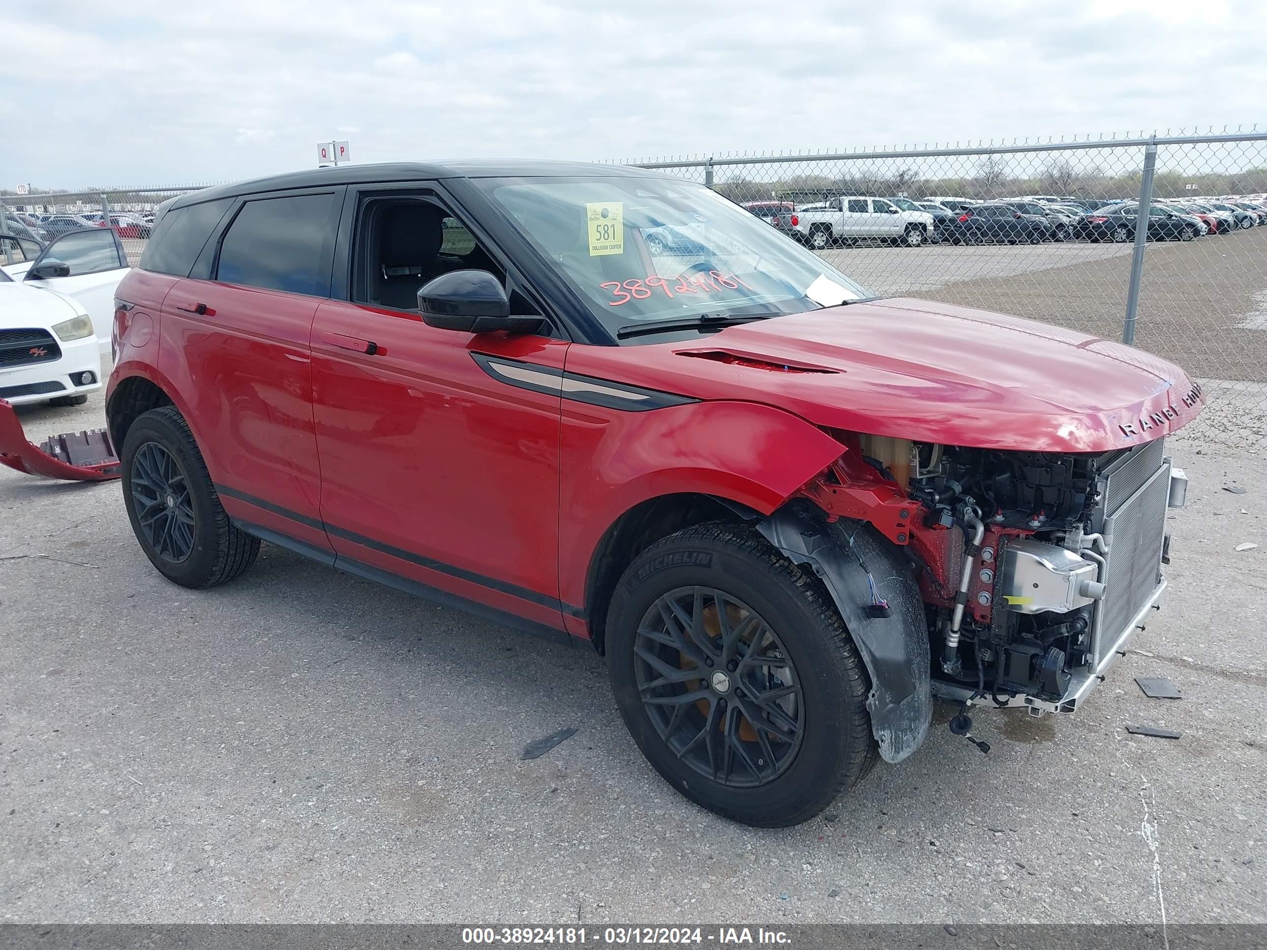 LAND ROVER RANGE ROVER EVOQUE 2022 salzt2fx6nh163011