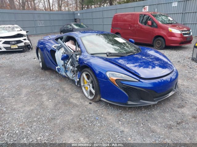 MCLAREN 650S 2015 sbm11daa8fw004925