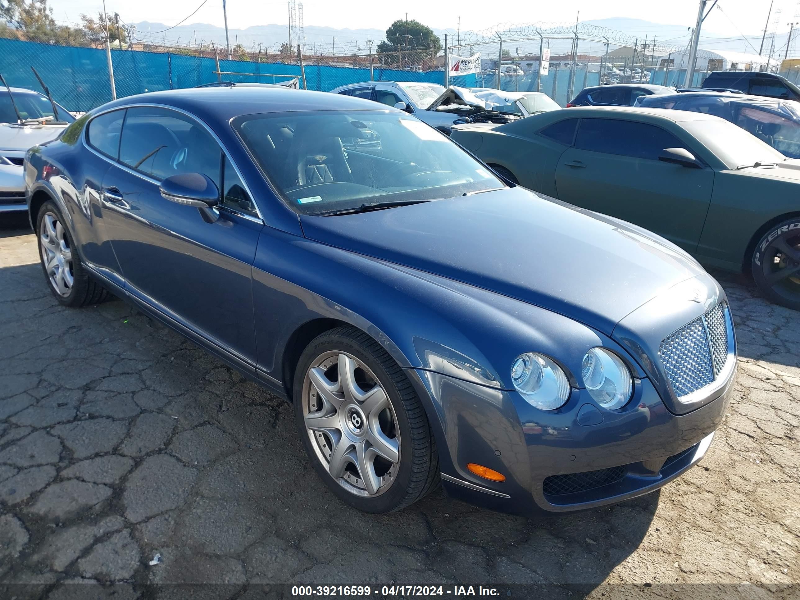 BENTLEY CONTINENTAL GT 2006 scbcr63w36c037978