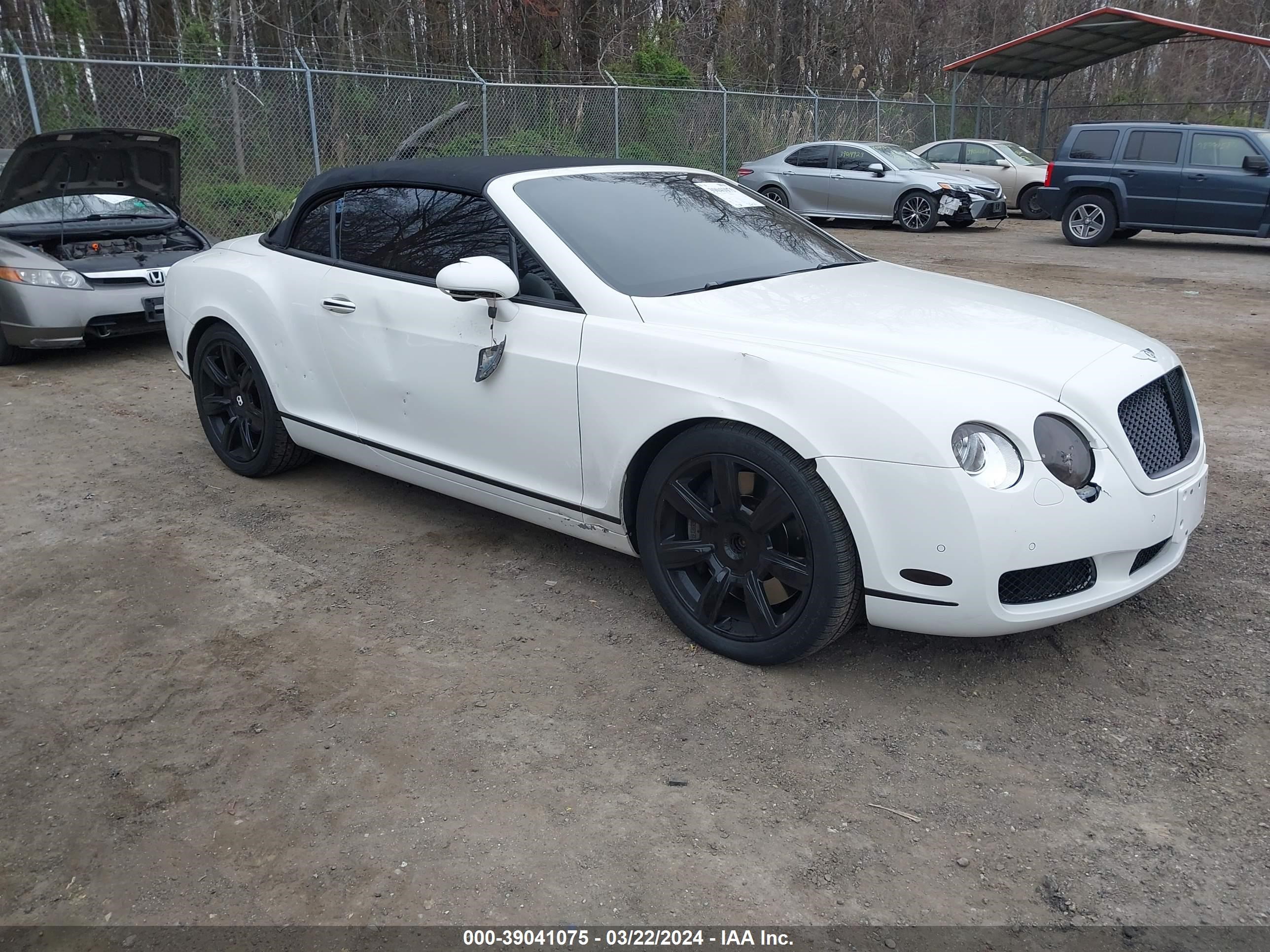 BENTLEY CONTINENTAL GT 2008 scbdr33w08c054825