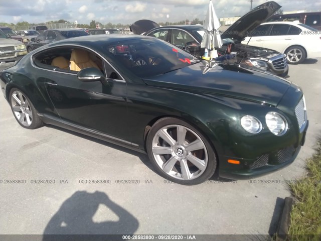 BENTLEY CONTINENTAL GT 2012 scbfr7za2cc070349