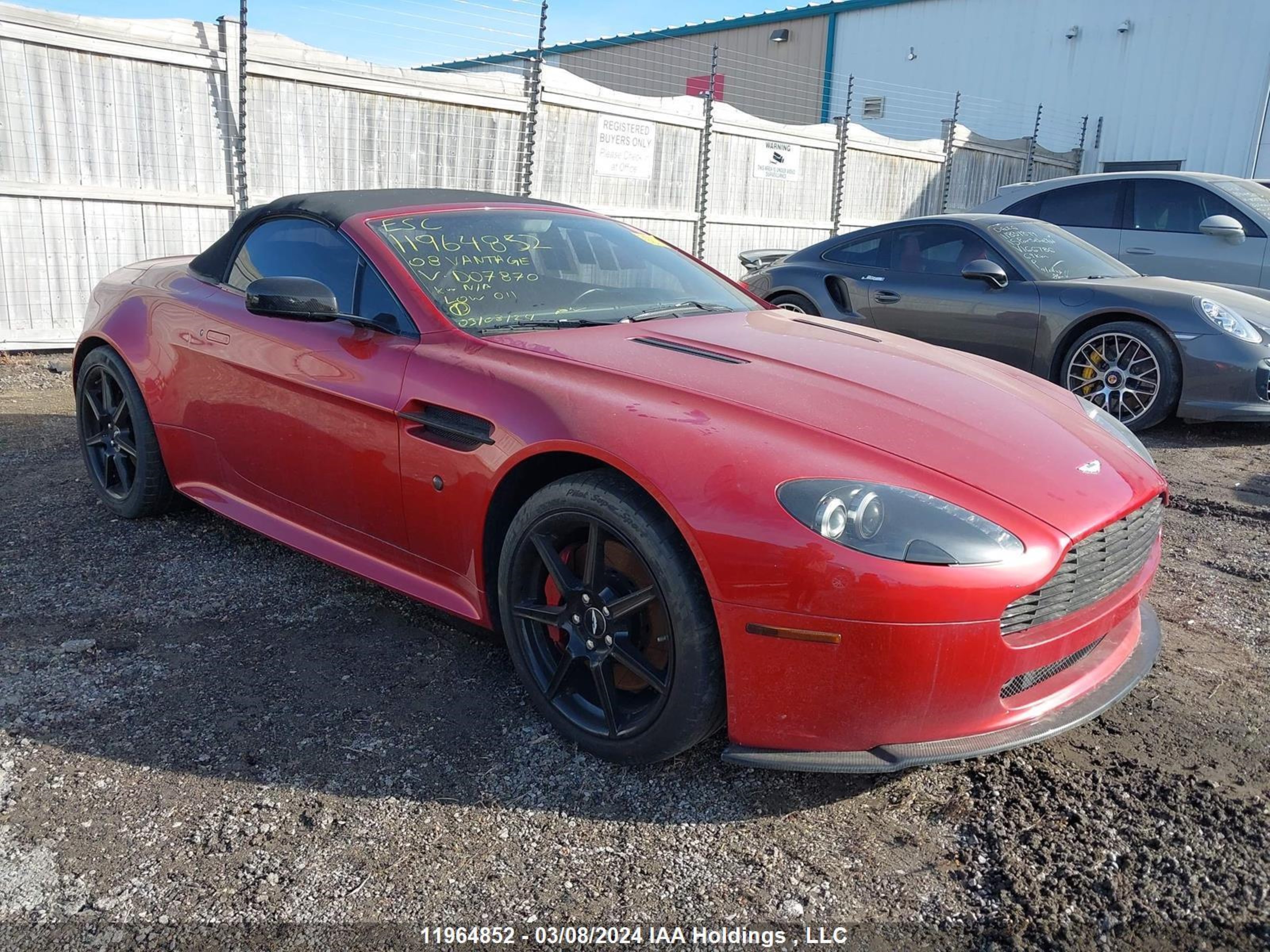 ASTON MARTIN VANTAGE 2008 scfbf04b58gd07870