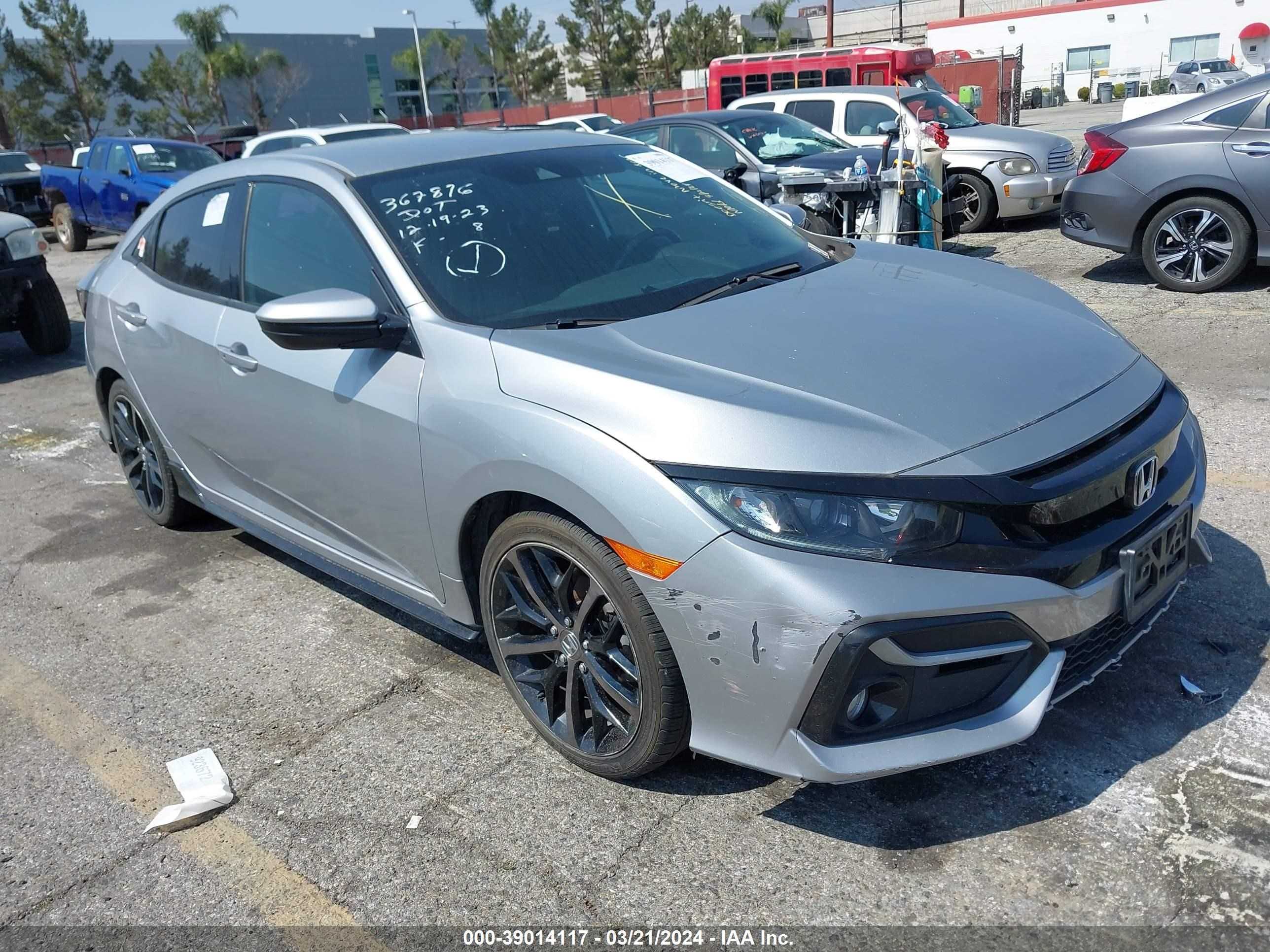 HONDA CIVIC 2020 shhfk7g40lu223309