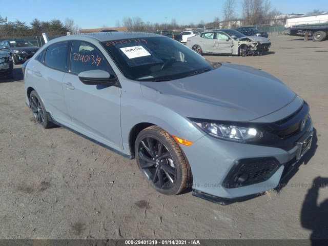 HONDA CIVIC HATCHBACK 2018 shhfk7g42ju223227