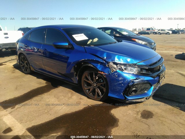 HONDA CIVIC HATCHBACK 2018 shhfk7g43ju212947