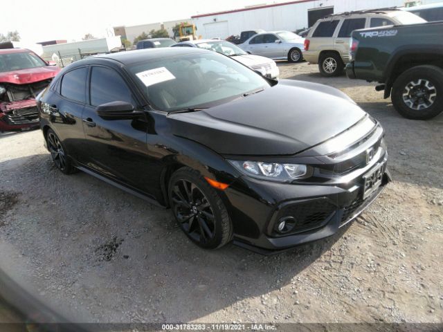 HONDA CIVIC HATCHBACK 2018 shhfk7g45ju212951