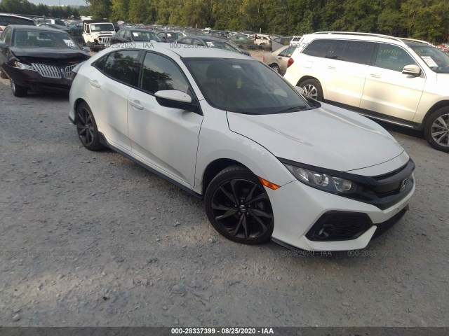 HONDA CIVIC HATCHBACK 2018 shhfk7g45ju219947