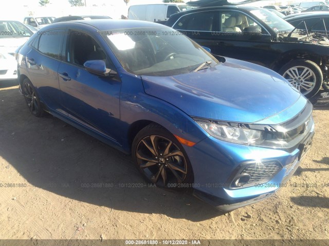 HONDA CIVIC HATCHBACK 2018 shhfk7g45ju236568