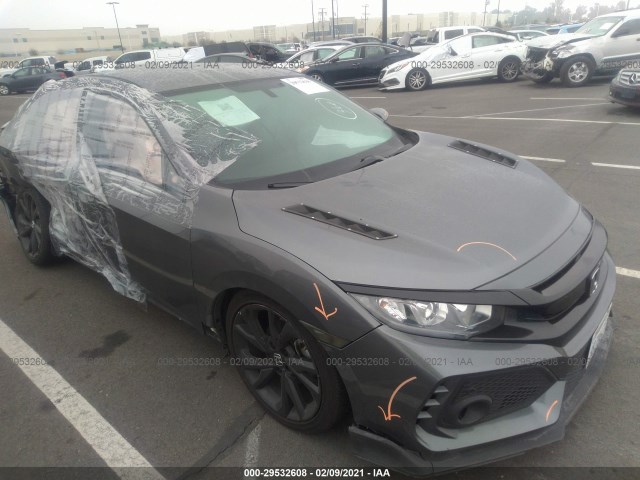 HONDA CIVIC HATCHBACK 2018 shhfk7g46ju202994