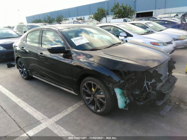 HONDA CIVIC HATCHBACK 2018 shhfk7g46ju223215