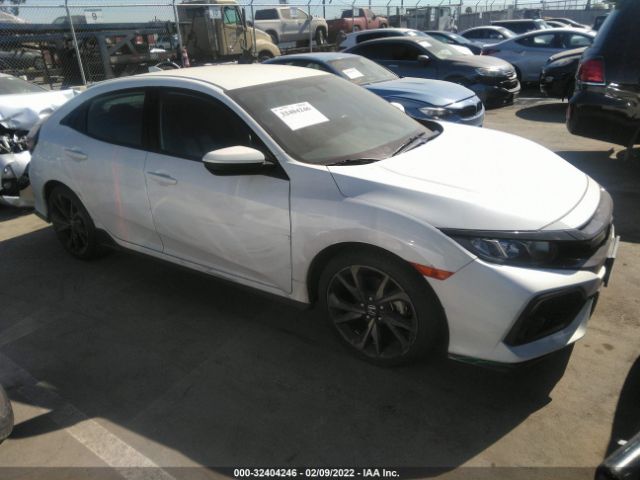 HONDA CIVIC HATCHBACK 2018 shhfk7g47ju214801