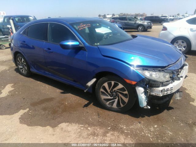 HONDA CIVIC HATCHBACK 2017 shhfk7h27hu414004