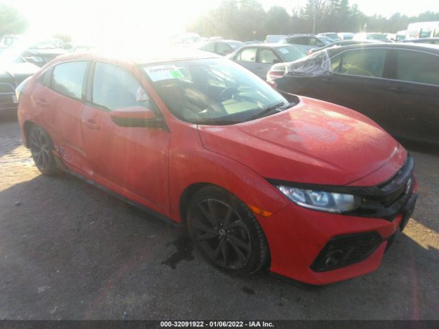 HONDA CIVIC HATCHBACK 2017 shhfk7h40hu406876