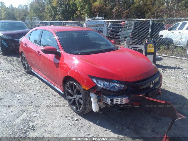 HONDA CIVIC HATCHBACK 2017 shhfk7h40hu430126