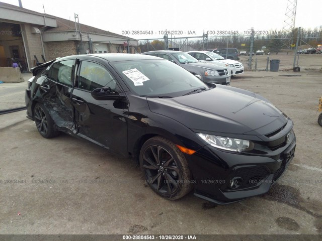 HONDA CIVIC HATCHBACK 2018 shhfk7h40ju231857