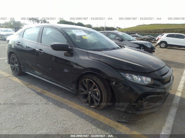 HONDA CIVIC HATCHBACK 2019 shhfk7h40ku215515