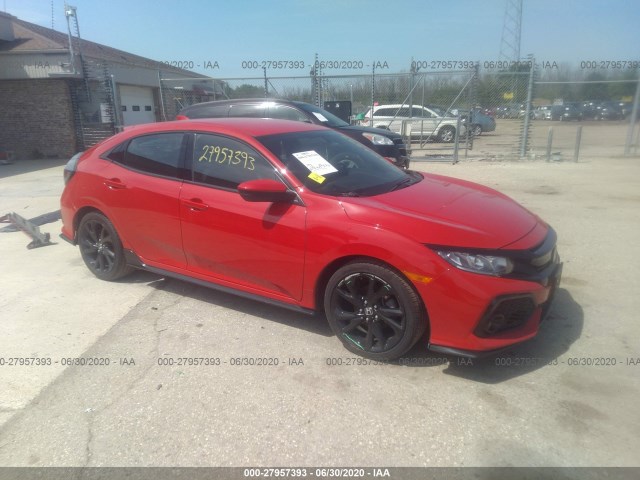 HONDA CIVIC HATCHBACK 2018 shhfk7h41ju217479