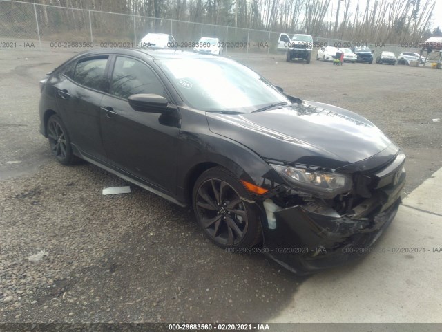 HONDA CIVIC HATCHBACK 2018 shhfk7h41ju419500