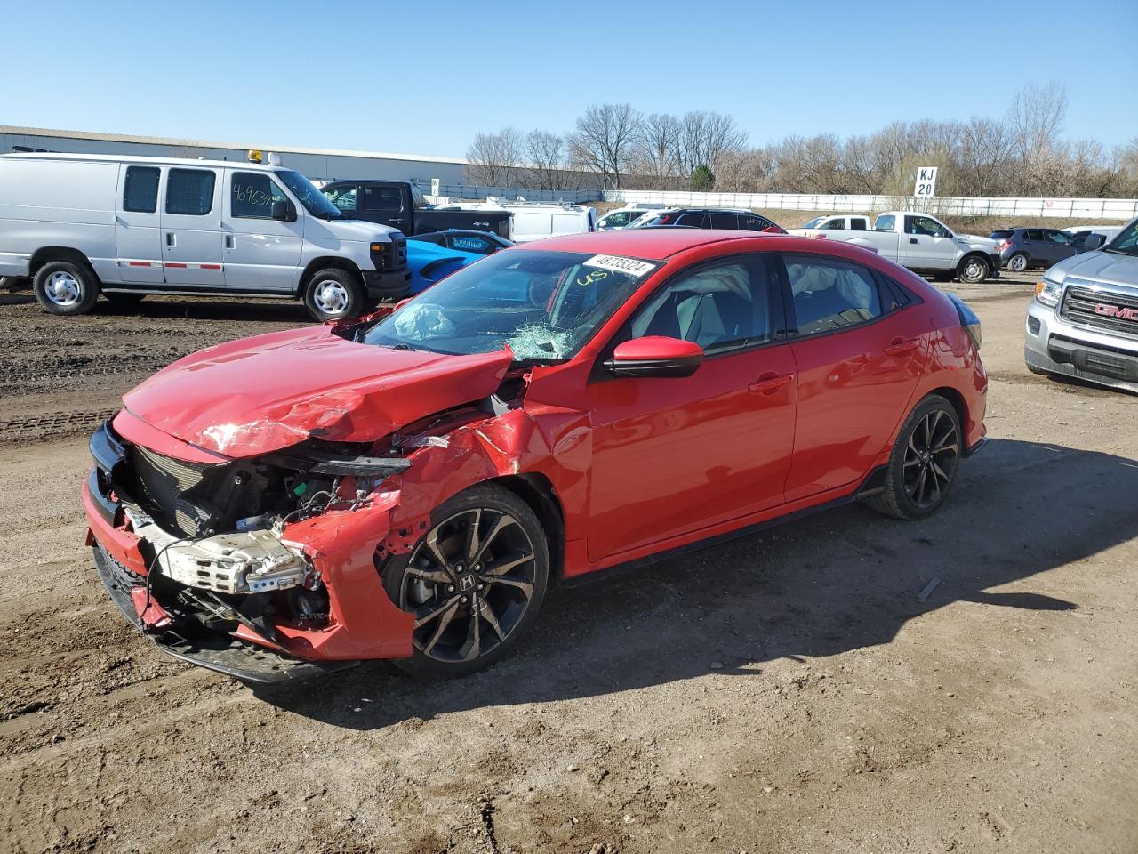 HONDA CIVIC 2019 shhfk7h41ku220934