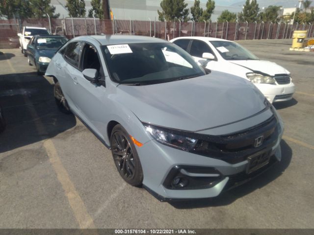 HONDA CIVIC HATCHBACK 2021 shhfk7h41mu423910