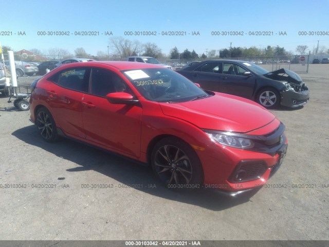 HONDA CIVIC HATCHBACK 2017 shhfk7h43hu213007