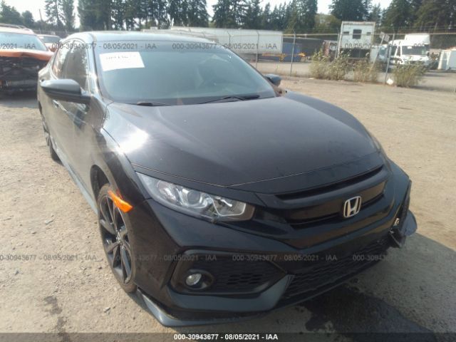 HONDA CIVIC HATCHBACK 2018 shhfk7h43ju203891