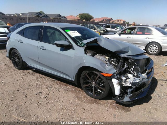 HONDA CIVIC HATCHBACK 2021 shhfk7h43mu225524