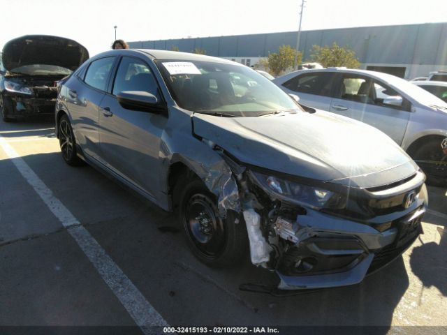 HONDA CIVIC HATCHBACK 2021 shhfk7h43mu422192