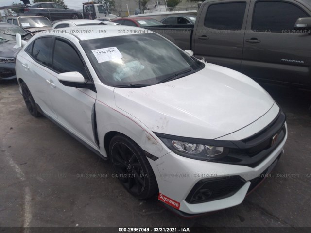 HONDA CIVIC HATCHBACK 2018 shhfk7h44ju219582