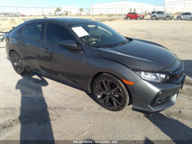 HONDA CIVIC HATCHBACK 2018 shhfk7h44ju405557