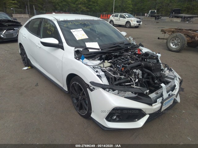 HONDA CIVIC HATCHBACK 2019 shhfk7h44ku412008