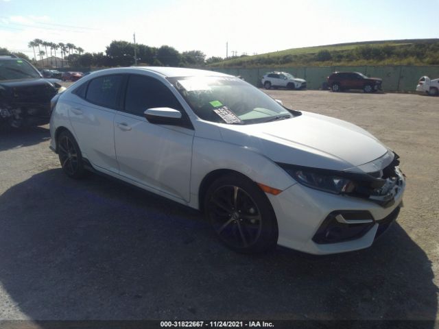 HONDA CIVIC HATCHBACK 2021 shhfk7h44mu216606