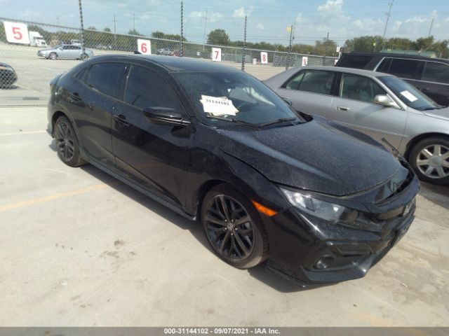 HONDA CIVIC HATCHBACK 2021 shhfk7h45mu219191