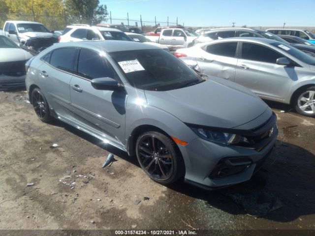 HONDA CIVIC HATCHBACK 2021 shhfk7h46mu208569