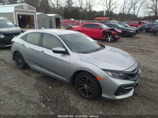 HONDA CIVIC HATCHBACK 2021 shhfk7h46mu226733