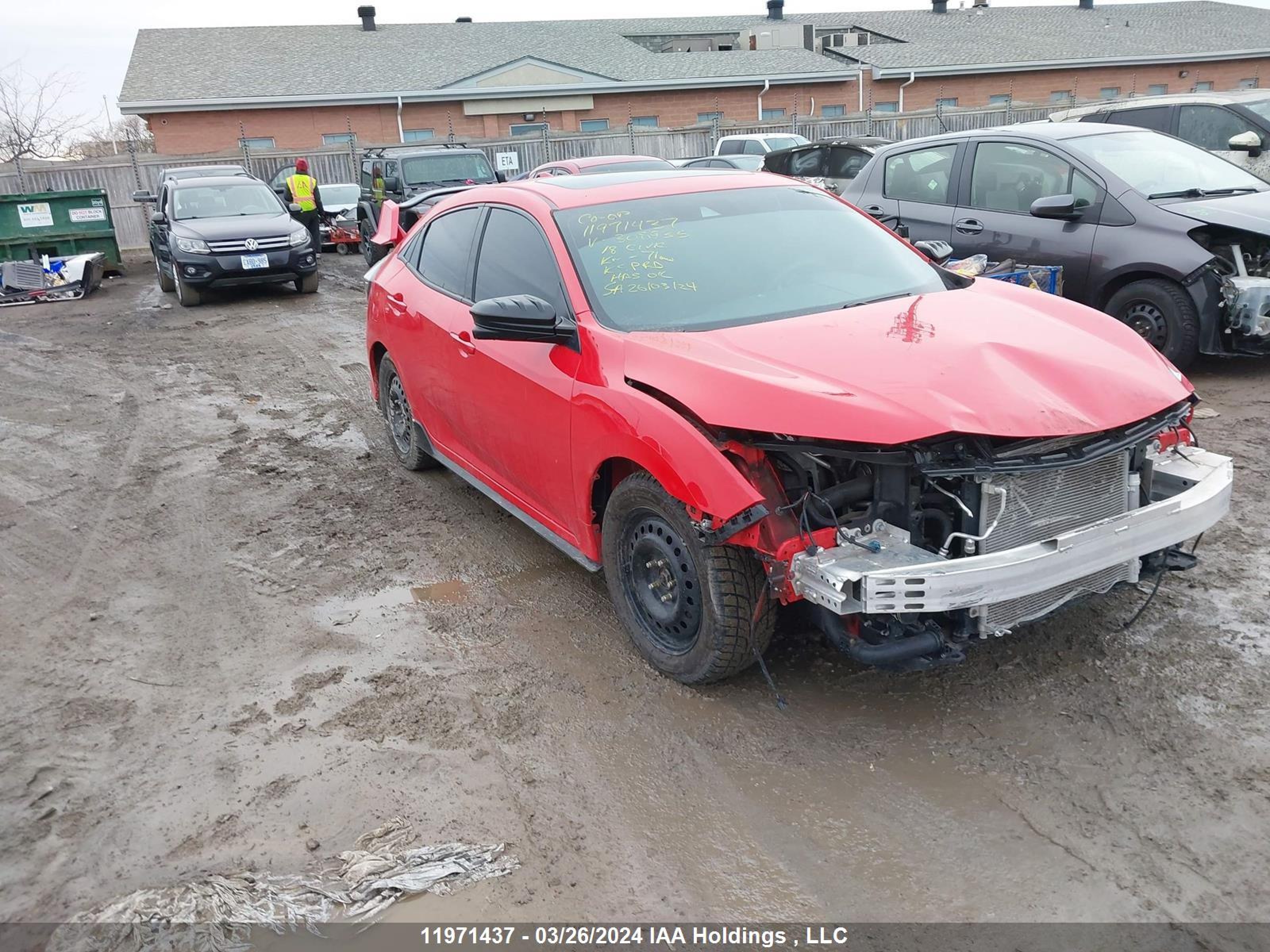 HONDA CIVIC 2018 shhfk7h47ju308935