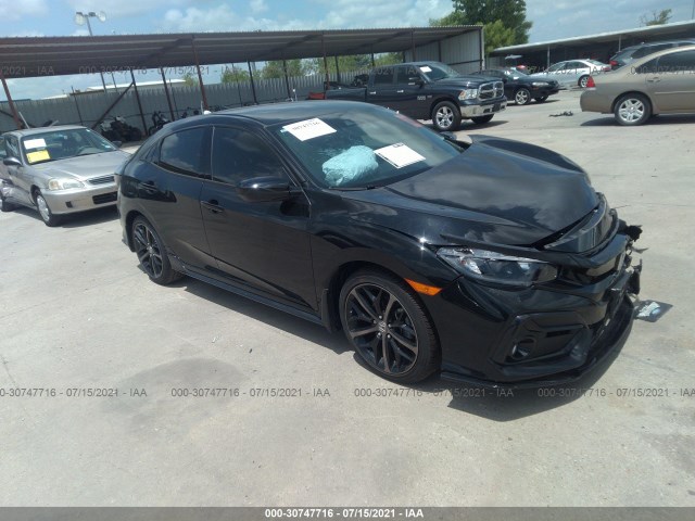 HONDA CIVIC HATCHBACK 2021 shhfk7h47mu212825