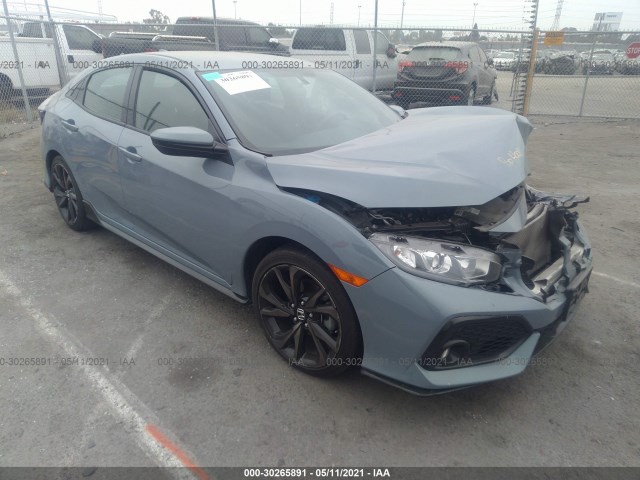 HONDA CIVIC HATCHBACK 2018 shhfk7h48ju420174