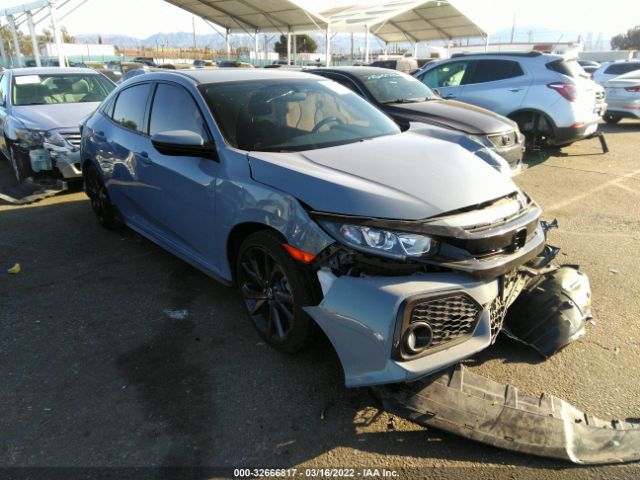 HONDA CIVIC HATCHBACK 2018 shhfk7h48ju427724