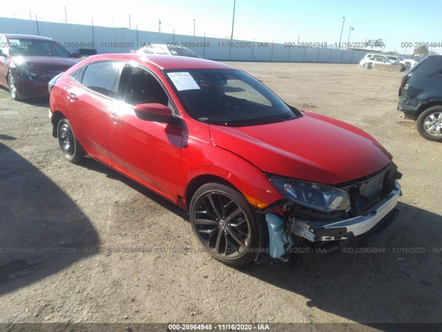 HONDA CIVIC HATCHBACK 2020 shhfk7h48lu208765