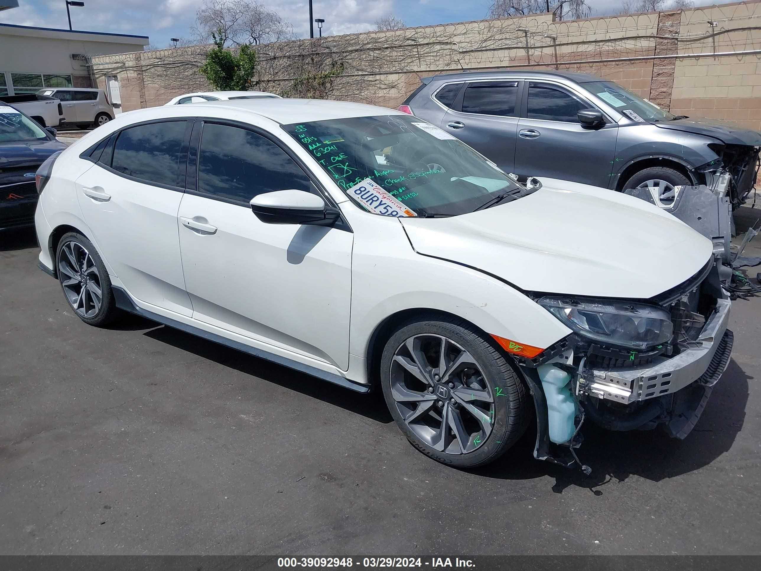 HONDA CIVIC 2021 shhfk7h48mu400463