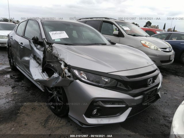 HONDA CIVIC HATCHBACK 2021 shhfk7h48mu404335