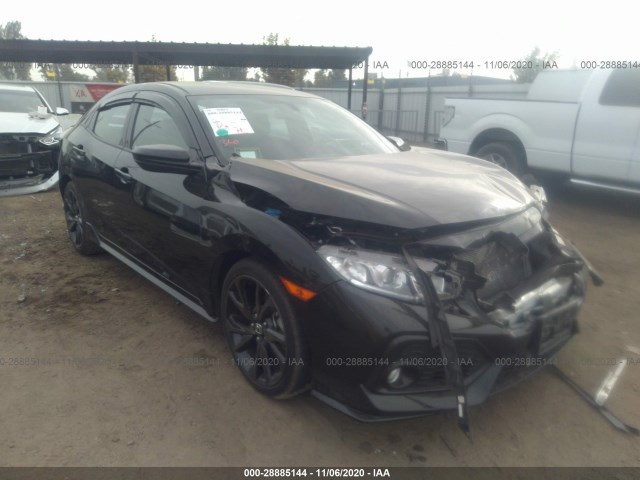 HONDA CIVIC HATCHBACK 2018 shhfk7h49ju404579