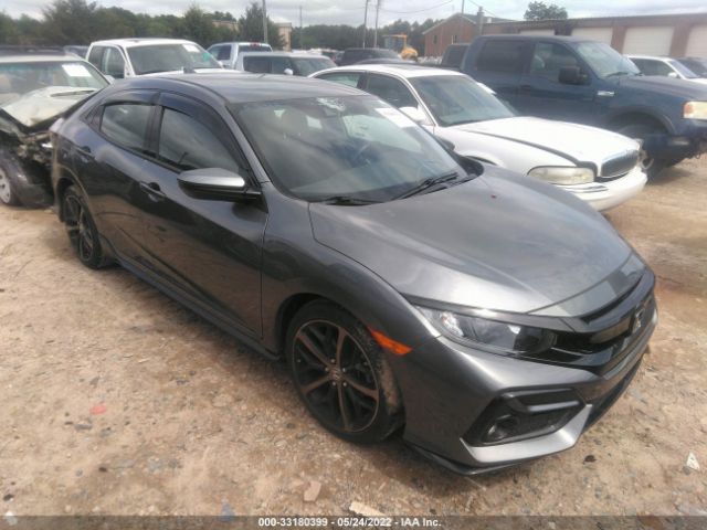 HONDA CIVIC HATCHBACK 2021 shhfk7h49mu210011