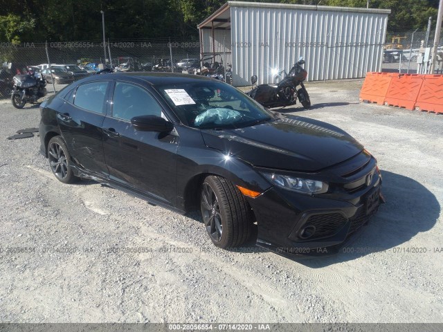 HONDA CIVIC HATCHBACK 2018 shhfk7h4xju206559